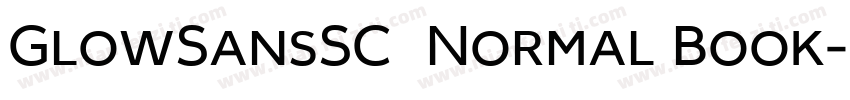 GlowSansSC  Normal Book字体转换